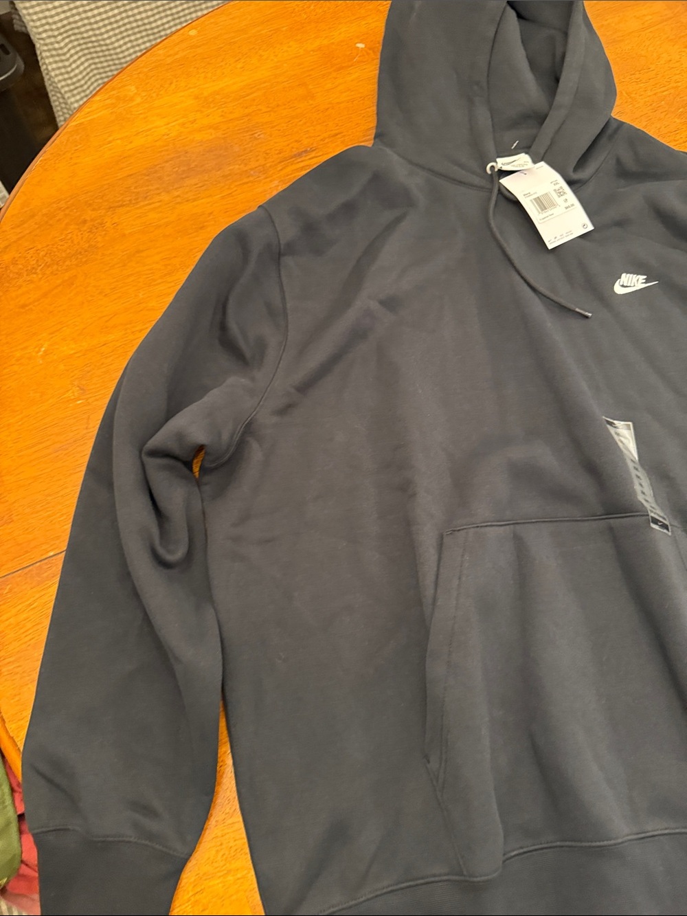 Nike Sportswear Club Men's Black Hoodie Fleece Sz XXL NEW FN3859-010 - Picture 3 of 12